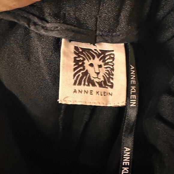 Anne Klein 2XL Womens Dress Black Elastic Waist Pants Polyester Blend - Picture 10 of 14